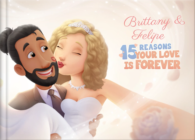Wedding Gift Edition - Brittany & Felipe 15 Reasons Your Love Is Forever