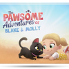 Personalized book for a girl and her cat.