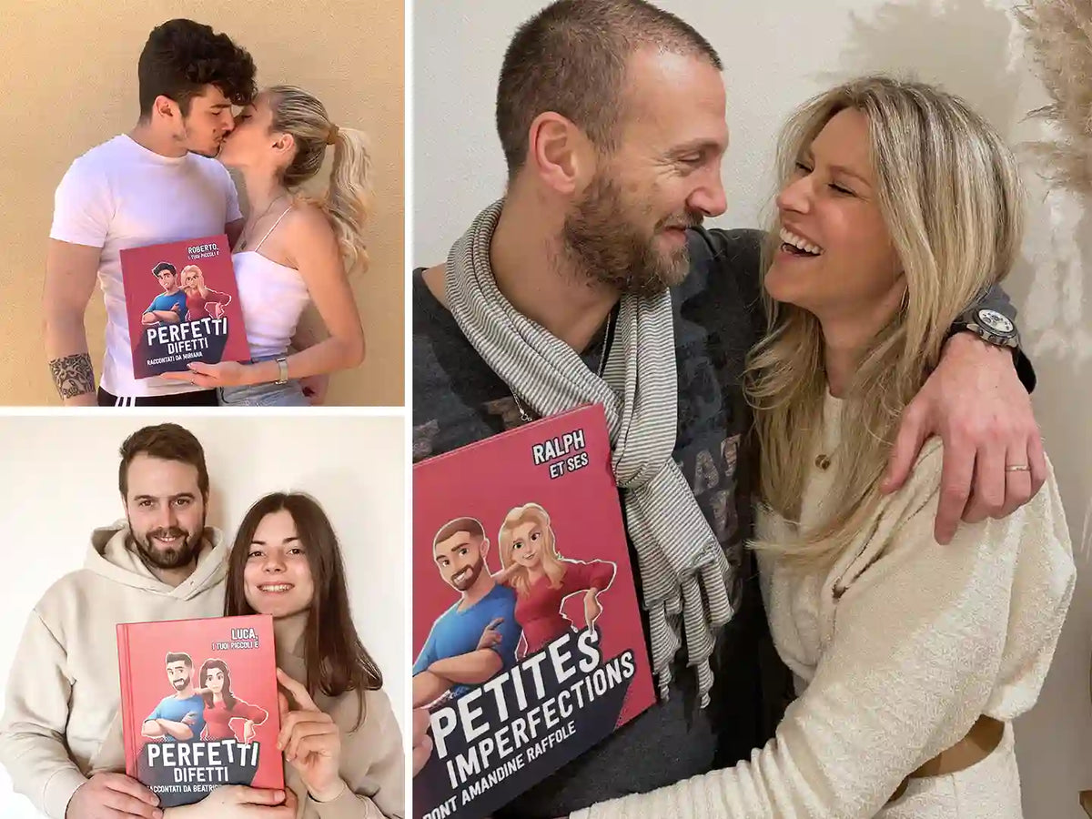 Express love uniquely: Valentine's book with funny illustrations and poems.