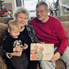 The best gift for grandma and grandpa for Mother or Father's Day, a personalized book about them and their grandkids.
